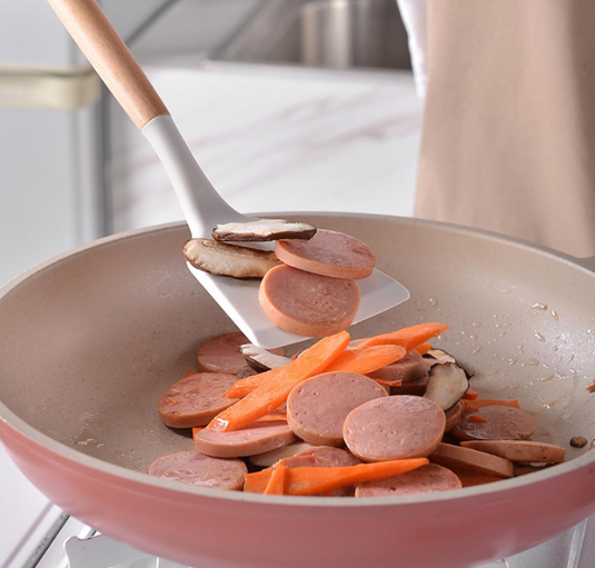 PACHET PROMOTIONAL !!! Set bucatarie de 19 ustensile de din silicon + 1 Set doua prosoape din bumbac de bucatarie CADOU !!!