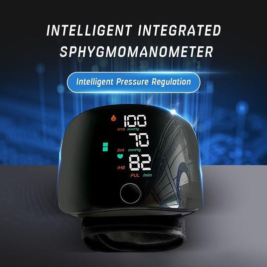 PACHET PROMOTIONAL !!! Tensiometru de incheietura automat cu ecran mare, electronic, pentru uz casnic + Ceas electronic de birou, cu ecran LCD ce indica temperatura si umiditatea CADOU !!!