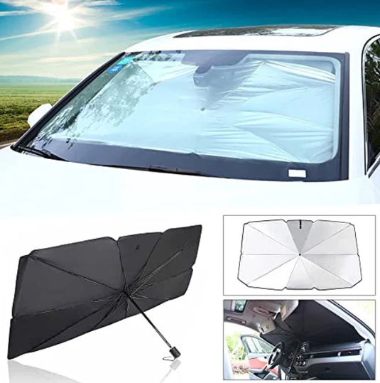 PACHET PROMOTIONAL !!! Camera auto tripla FullHD, 3 camere-fata/spate/interior, ecran 2'', G Senzor + Parasolar Auto tip Umbrela - CADOU !!!