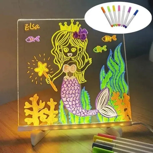 PACHET PROMO !!! Ghiozdan de Plus Stich + Tableta LED Magica cu Markere colorate + Laveta de sters + Jucarie de plus Stich - CADOU !!!