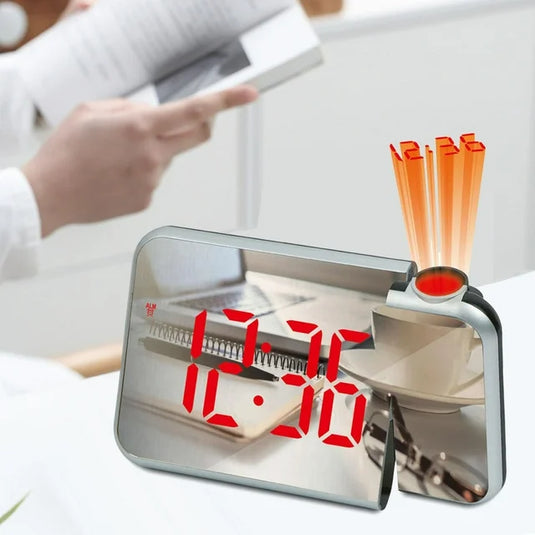 PACHET PROMOTIONAL !!! 1 + 1 GRATIS !!! CEAS DIGITAL-OGLINDA, CU PROIECTIE ORA DS-8590L