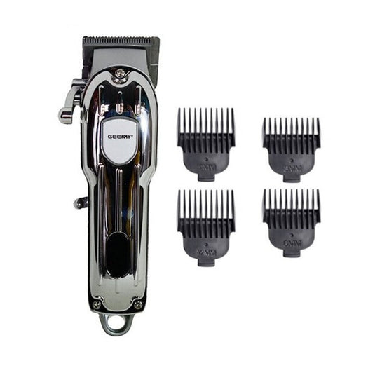 PACHET PROMOTIONAL !!! Masina de tuns cu acumulator, Geemy GM-6716, Accesorii incluse, Lame din titan + Aparat de tuns profesional Coba T01, accesorii incluse, 3W - CADOU !!!