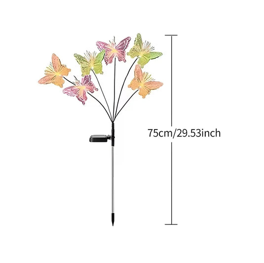 PACHET PROMOTIONAL - Lampa solara LED de gradina, model Fluturasi 3+1 GRATIS !!!