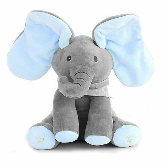 Pachet promotional Jucarie interactiva Elefant Cucu Bau + Proiector StarMaster cu stelute multicolore CADOU