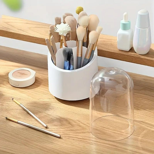 PACHET PROMOTIONAL !!! Ondulator Ceramic Profesional 6 in 1, cu 2 Trepte de intensitate, 180° C-210 ° C + Organizator rotativ 360°, pentru pensule de machiaj - CADOU !!!