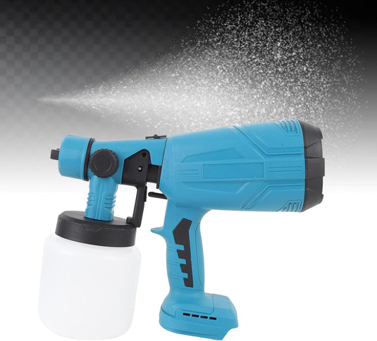 PACHET PROMOTIONAL !!! Pistol de Vopsit cu Acumulator DASGUT 24V, 2 Baterii, Rezervor 800 ml, Debit 650 ml/min + Doua Benzi adezive izolatoare din aluminiu, 5 cm x 5 m - CADOU !!!