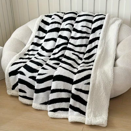 PACHET PROMOTIONAL !!! Patura Cocolino Groasa cu Blanita Sherpa 200x230cm + Aparat masaj picioare tip covoras cu Incarcare USB pentru electrostimulare 19 niveluri intensitate - CADOU !!!