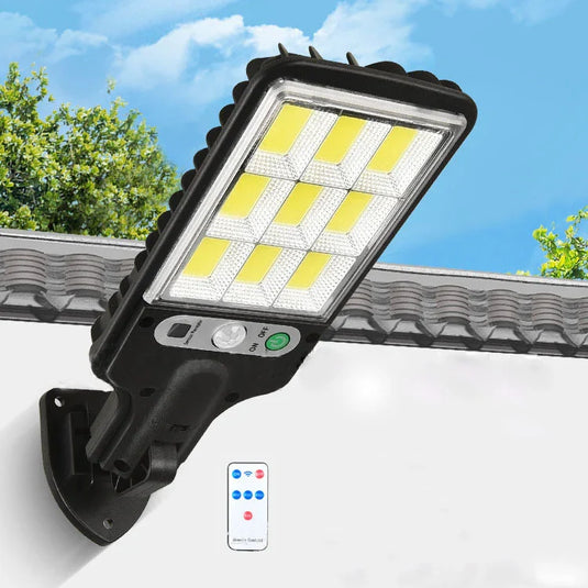 PACHET PROMOTIONAL !!! Lampa Solara Stradala LED COB 108, Senzor Miscare si Telecomanda 5 + 1 GRATIS !!!