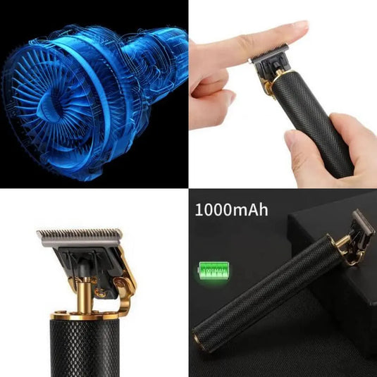 PACHET PROMOTIONAL !!! Masina de tuns cu acumulator, Geemy GM-6716, Accesorii incluse, Lame din titan + Aparat de tuns profesional Coba T01, accesorii incluse, 3W - CADOU !!!