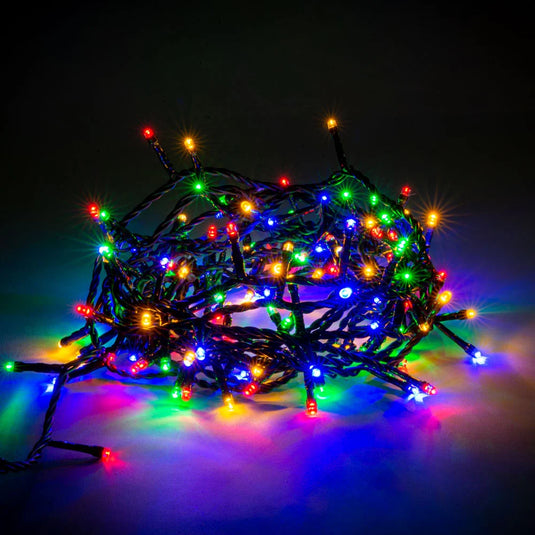 PACHET PROMOTIONAL !!! Brad Artificial verde, 150 CM + Instalatie liniara 100 LED-uri, 8 jocuri de lumini CADOU !!!