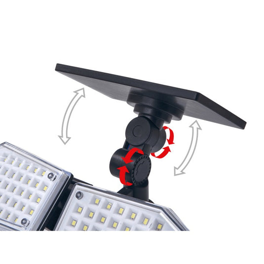 PACHET PROMOTIONAL - 1 + 1 GRATIS !!! Lampa solara cu senzor de miscare 78 x LED, 600LM , 120 grade SH-078
