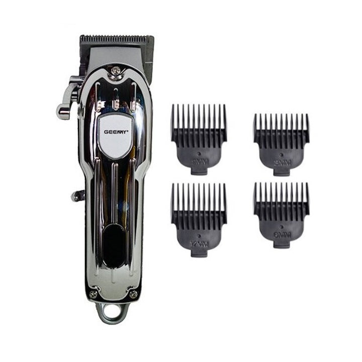 Pachet frizerie: Geemy GM-6716 + Coba T01 + accesorii incluse