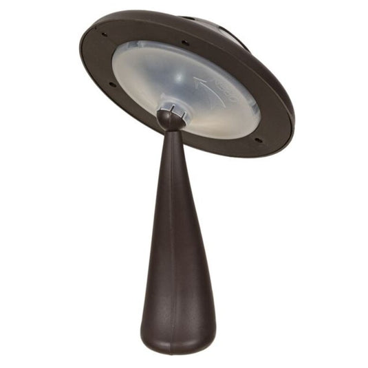 PACHET PROMO !!! Lampa Led Solara, Design Ciuperca, Plastic, Negru, 27 cm + 2 x Lampa solara 100 led-uri cu senzor de miscare GRATIS !!!