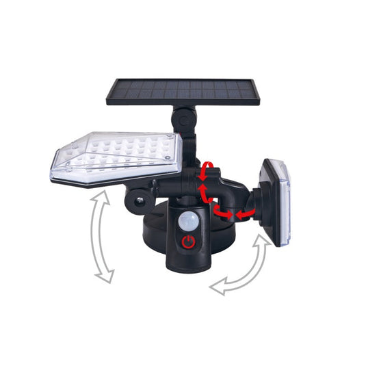 PACHET PROMOTIONAL - 1 + 1 GRATIS !!! Lampa solara cu senzor de miscare 78 x LED, 600LM , 120 grade SH-078