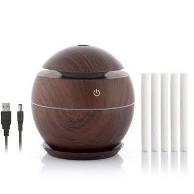 PACHET PROMO !!! Lampa decorativa tip clepsidra + Mini umidificator ultrasonic pe USB, difuzor de arome + 12 sticlute 10ml ulei esential aromaterapie CADOU !!!