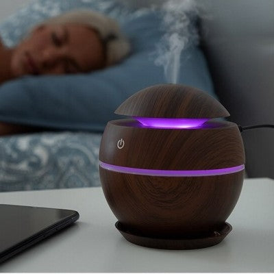 PACHET PROMO !!! Lampa decorativa tip clepsidra + Mini umidificator ultrasonic pe USB, difuzor de arome + 12 sticlute 10ml ulei esential aromaterapie CADOU !!!
