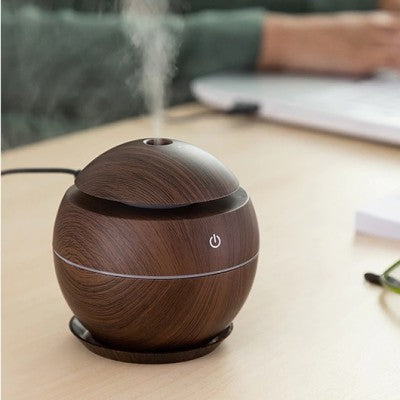 PACHET PROMO !!! Lampa decorativa tip clepsidra + Mini umidificator ultrasonic pe USB, difuzor de arome + 12 sticlute 10ml ulei esential aromaterapie CADOU !!!