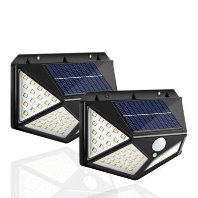 PACHET PROMOTIONAL !!! 5 x Lampa solara 100 led-uri cu senzor de miscare + Lanterna de cap cu acumulator intern, frontala, cu SENZOR de miscare, pentru pescuit, camping, drumetii, waterproof, banda leduri, 45m, 350lm CADOU !!!