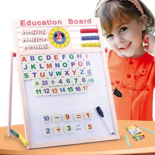 Tabla educativa multifunctionala pentru copii 40 x 40 cm