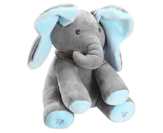 PACHET PROMO !!! Jucarie interactiva Elefant Cucu-Bau, canta, vorbeste, flutura urechile + Jucarie cactus, canta, danseaza si imita cuvinte   CADOU !!!