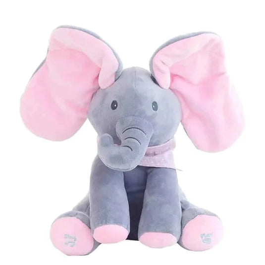 PACHET PROMO !!! Jucarie interactiva Elefant Cucu-Bau, canta, vorbeste, flutura urechile + Jucarie cactus, canta, danseaza si imita cuvinte   CADOU !!!