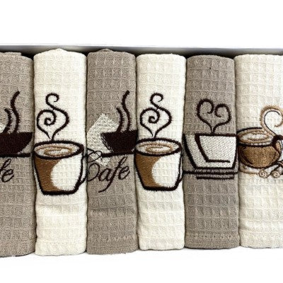 Prosoape pentru bucatarie din bumbac, set de 6 prosoape