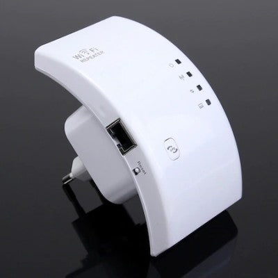 PACHET PROMO !!! Amplificator wifi, dubleaza semnalul wireless pentru internet in zone fara semnal + Banda 300 led 5m cu telecomanda CADOU !!!