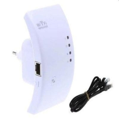 PACHET PROMO !!! Amplificator wifi, dubleaza semnalul wireless pentru internet in zone fara semnal + Banda 300 led 5m cu telecomanda CADOU !!!