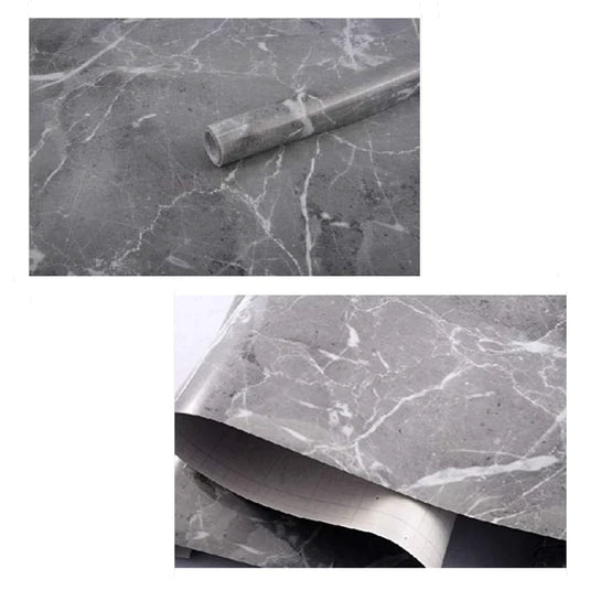 Set 2 folii autoadezive, imitatie marmura, 60 x 300 cm